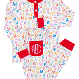 ABC Knit Pajama Set
