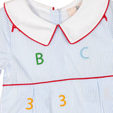 ABC 123 Embroidered Bubble