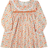 Fall Floral Smocked Dress