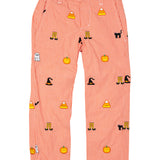 Spooky Embroidered Halloween Pants