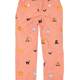 Spooky Embroidered Halloween Pants
