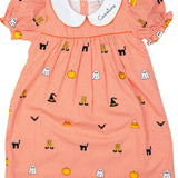 Spooky Embroidered Halloween Dress