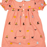 Spooky Embroidered Halloween Dress