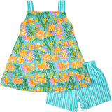 Tropical Floral Winnie Shorts Set