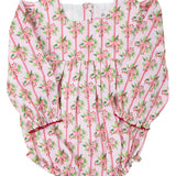 Holiday Bow Striped Bubble
