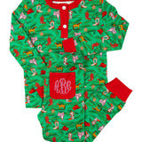 Howdy Holiday Knit Pajama Set