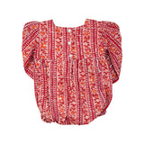 Persimmon Block Print Bubble- FINAL SALE