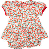 Holiday Floral Bow Bloomer Set