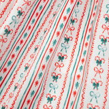 Vintage Candy Cane Smocked Bubble