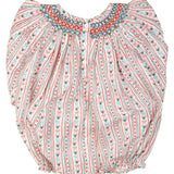 Vintage Candy Cane Smocked Bubble