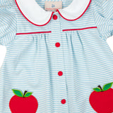 Light Blue Apple Pocket Knit Bubble