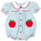 Light Blue Apple Pocket Knit Bubble