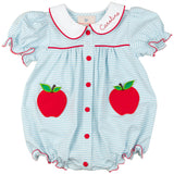 Light Blue Apple Pocket Knit Bubble