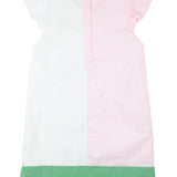 Golf Cart Applique Ruffle Sleeve Dress