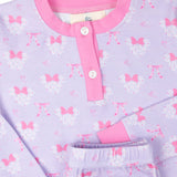 Lavender Mouse Ears Knit Pajama Set