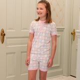 Garden Gingham Short Sleeve Pajama Set