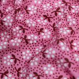 Pink Ditsy Floral Knit Bubble