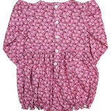 Pink Ditsy Floral Knit Bubble