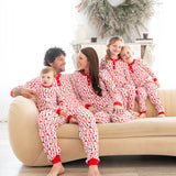 Elf Zip up Knit Pajamas