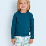 Rash Guard Long Sleeve in Deep Teal