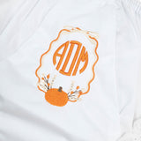 Fall Wreath Embroidered Bloomers