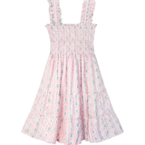 Pink Floral Frames Ladies Dress