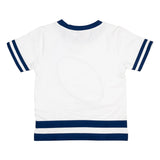 Go! Fight! Win! Navy Blue Football Appliqué Shirt