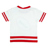 Go! Fight! Win! Red Football Appliqué Shirt