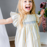 Sunshine Stripes Smocked Dress