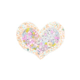 Glitter Heart Shaker Hair Clip