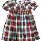 Highland Holiday Plaid Smocked Dress