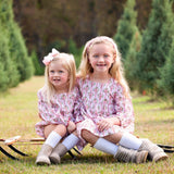 Holiday Bow Striped Bubble