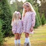 Holiday Bow Striped Bubble