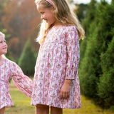 Holiday Bow Striped Dress