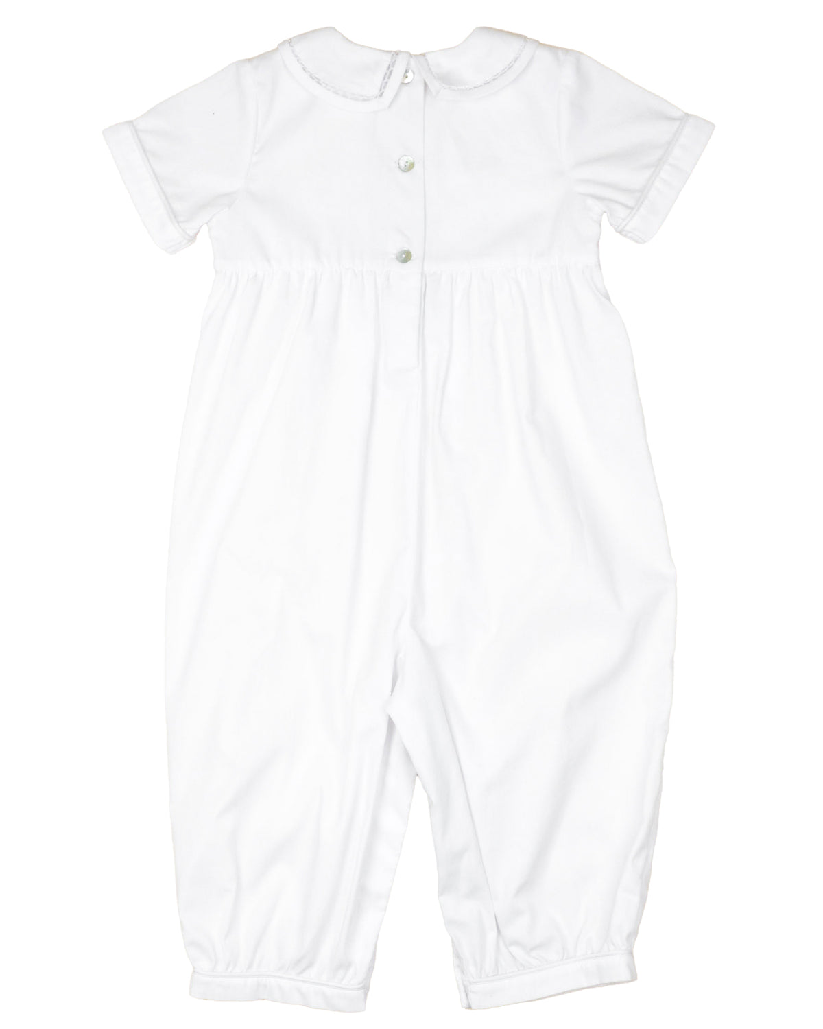 Holly Berry Smocked White Longall