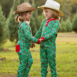 Howdy Holiday Knit Pajama Set