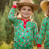 Howdy Holiday Knit Pajama Set