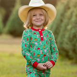 Howdy Holiday Knit Pajama Set