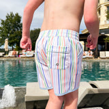 Rainbow Row Swim Trunks-FINAL SALE