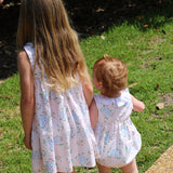 Sweetbriar Floral Smocked Bubble- FINAL SALE