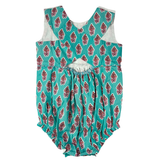 Blushing Leaves Block Print Bubble