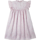 Blushing Blossom Smocked Angel Sleeve Dress