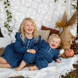 Indigo Meadow Block Print Dress