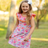 Caribbean Coral Josie Dress