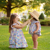 Garden Giggles Smocked Bubble