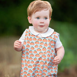 Pumpkin Spice Print Blue Longall