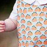 Pumpkin Spice Print Blue Longall