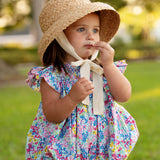 Garden Giggles Smocked Bubble