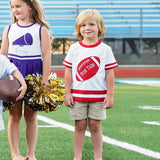 Go! Fight! Win! Garnet Football Appliqué Shirt