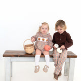 Turkey Smocked Orchard Plaid Bubble